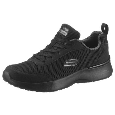 Sneaker SKECHERS "Skech-Air Dynamight - Fast Brake", Damen, Gr. 35, schwarz, Textil, Synthetik, sportlich, Schuhe, Metal