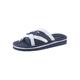 Badepantolette SIEBI`S Gr. 38, blau (marine, weiß) Schuhe Strandschuhe