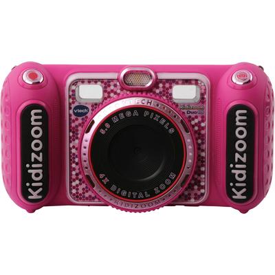 Vtech Kinderkamera Kidizoom Duo DX, pink, 5 MP, inklusive Kopfhörer pink Kinder Elektronikspielzeug