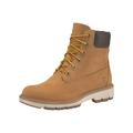 Schnürboots TIMBERLAND "Lucia Way 6 Inch Waterproof Boot" Gr. 39, gelb (wheat) Schuhe Damenschuh Schnürboots Schnürstiefeletten