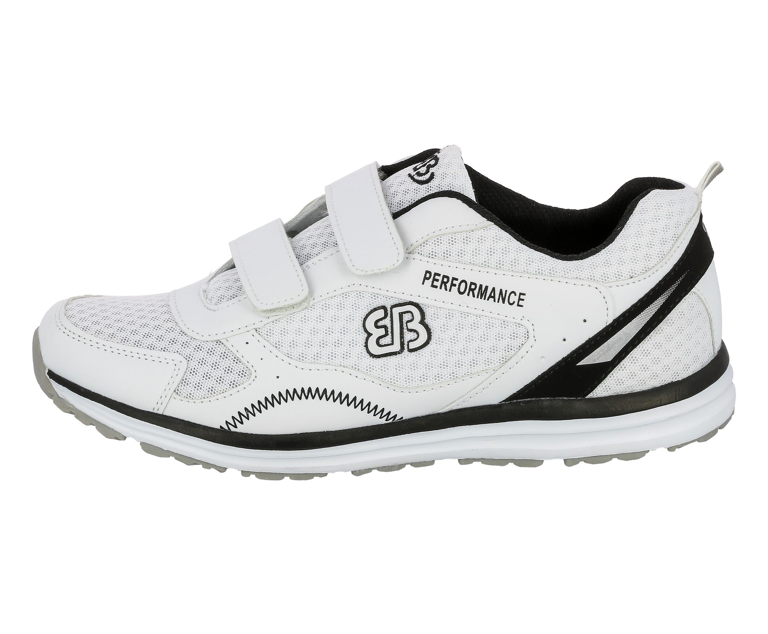Laufschuh BRÜTTING "Joggingschuh Performance V", Herren, Gr. 44, weiß, Synthetik, Schuhe Laufschuh