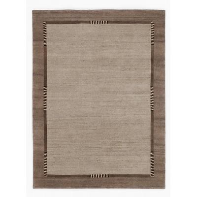 Orientteppich OCI DIE TEPPICHMARKE "Jowea Emotion" Gr. 1, grau (hellgrau), B:70cm H:9mm L:140cm, Wolle, Teppiche, reine Wolle, handgeknüpft, Wohnzimmer Image