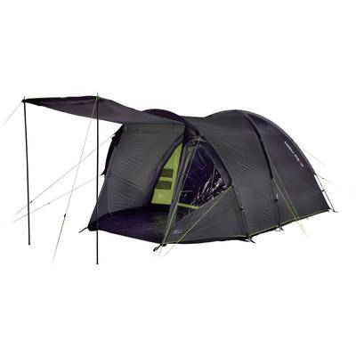 Kuppelzelt HIGH PEAK "Samos 5", bunt (dunkelgrau, grün), Zelte, B/H/L: 300cm x 195cm x 430cm, B:300cm H:195cm L:430cm