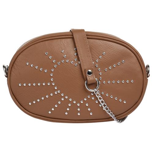 Gürteltasche CLUTY Gr. B/H/T: 15 cm x 20 cm x 5 cm onesize, braun (cognac) Damen Taschen Gürteltaschen echt Leder, Made in Italy