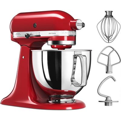 KITCHENAID Küchenmaschine "5KSM125EER", rot (empire rot), B:37cm H:36cm, Küchenmaschinen, Topseller