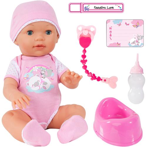 "Babypuppe BAYER ""Piccolina Love"" Puppen rosa Kinder Altersempfehlung Puppen"