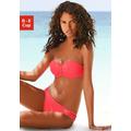 Bügel-Bandeau-Bikini BUFFALO Gr. 40, Cup C, rot (hummer) Damen Bikini-Sets Ocean Blue