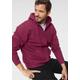 Kapuzensweatjacke FRUIT OF THE LOOM Gr. L (52/54), rot (bordeau) Herren Sweatjacken