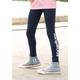 Leggings KANGAROOS Gr. 116/122, N-Gr, blau (marine) Mädchen Hosen Leggings