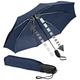 Taschenregenschirm EUROSCHIRM "Automatik 32S7, marineblau" blau (marineblau) Regenschirme Taschenschirme