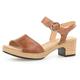 Sandalette GABOR "KRETA" Gr. 37, braun (camelfarben) Damen Schuhe Sandaletten