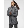 Steppjacke KANGAROOS Gr. 32 (XS), grau (dunkelgrau (steppjacke aus nachhaltigem material)) Damen Jacken Lange