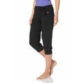 Yogahose OCEAN SPORTSWEAR "Soulwear - 3/4 Yoga Pants" Gr. 40, N-Gr, schwarz Damen Hosen Caprihose Yoga & Pilates Bekleidung Yogahose Yogahosen