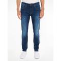 Tapered-fit-Jeans TOMMY JEANS "SLIM TAPERED AUSTIN" Gr. 31, Länge 34, blau (aspen dark blue) Herren Jeans Tapered-Jeans