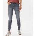 5-Pocket-Jeans BRAX "Style ANA" Gr. 44K (22), Kurzgrößen, grau Damen Jeans 5-Pocket-Jeans