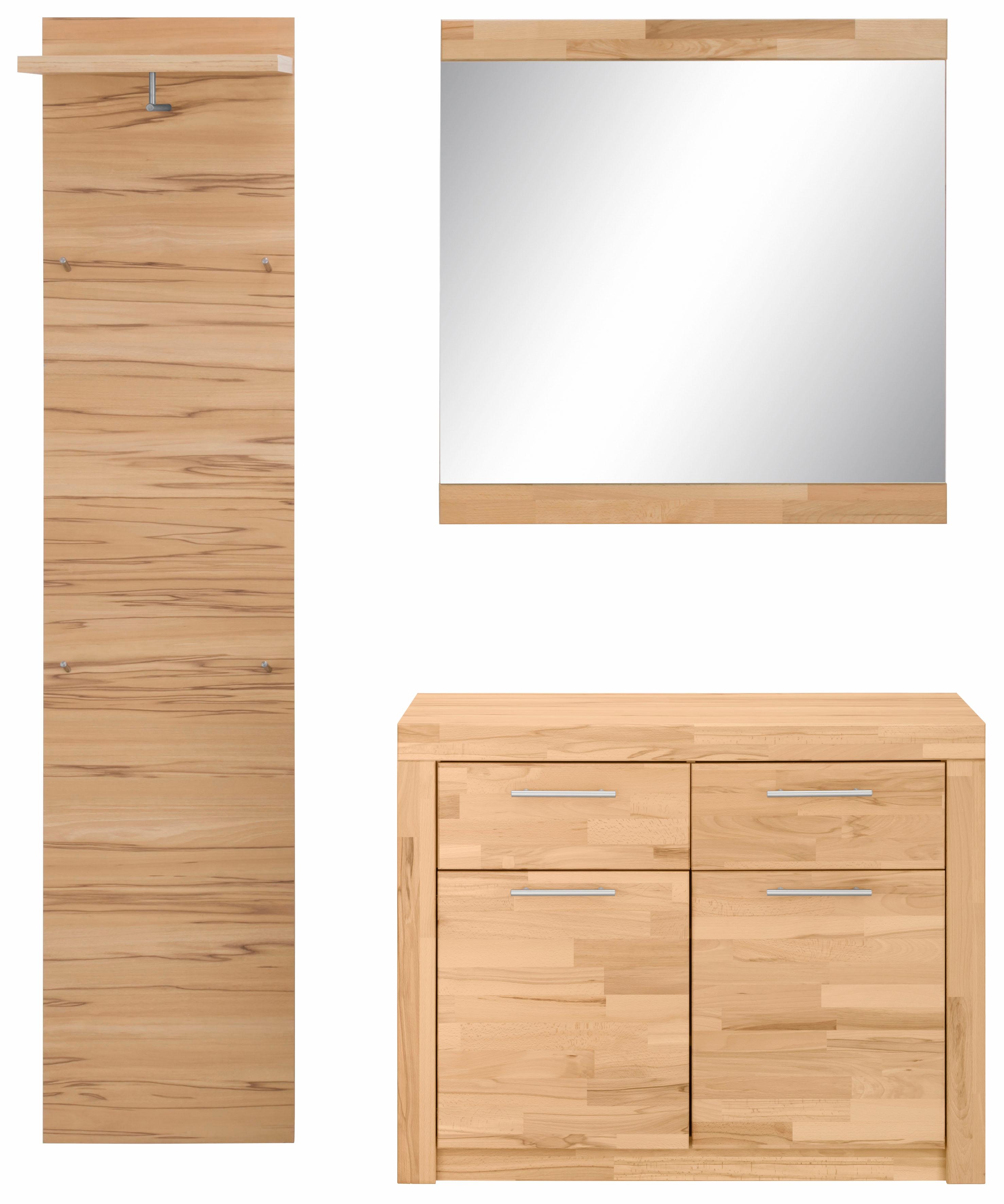 Garderoben-Set VOGL MÖBELFABRIK "Toronto", beige (kernbuchefarben), Kastenmöbel-Sets