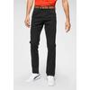 Chinohose TOM TAILOR DENIM, Herren, Gr. 30, Länge 32, schwarz, Obermaterial: 97% Baumwolle, 3% Elasthan, unifarben, casual, schmal lang, Hosen, leicht vorgewaschen