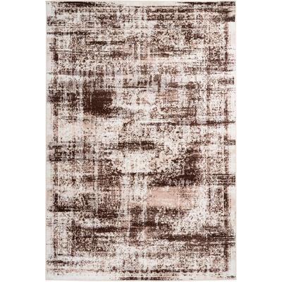 Teppich MY HOME "Leonie" Gr. 2, grau (taupe, braun), B:80cm H:6mm L:150cm, Kunstfaser, Teppiche, Vintage, Wohnzimmer Image