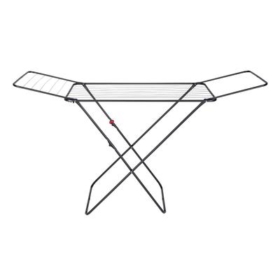 Wäscheständer WENKO "Modell Champion", schwarz, B:170cm H:98cm T:55cm, Metall, Wäscheständer, Flügelwäschetrockner, 18 m Trockenlänge, klappbar, beschichteter Stahl Image