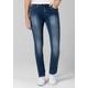 Slim-fit-Jeans TIMEZONE "Slim TahilaTZ Womenshape" Gr. 26, Länge 34, blau Damen Jeans 5-Pocket-Jeans Röhrenjeans
