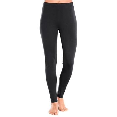Leggings, Damen, Gr. 52, Normalgrößen, schwarz, 95% Baumwolle, 5% Elasthan, unifarben, lang, Hosen Image
