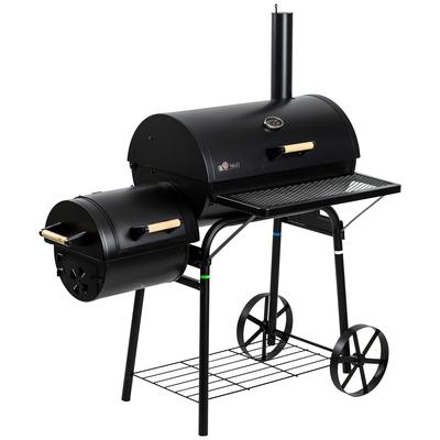 Smoker EL FUEGO "Dakota", schwarz, B:122cm H:132cm T:66cm, Grills, BxTxH: 122x66x133 cm Image