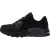 Sneaker NIKE SPORTSWEAR "Air Max Excee", Gr. 44,5, schwarz (schwarz, schwarz, schwarz, grau), Leder, Textil, sportlich, Schuhe