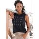 Tanktop VENICE BEACH Gr. 40/42, schwarz Damen Tops Strandtops