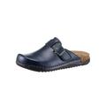 Pantoffel FRANKEN-SCHUHE Gr. 40, blau (marine) Damen Schuhe Hausschuh Pantoffel