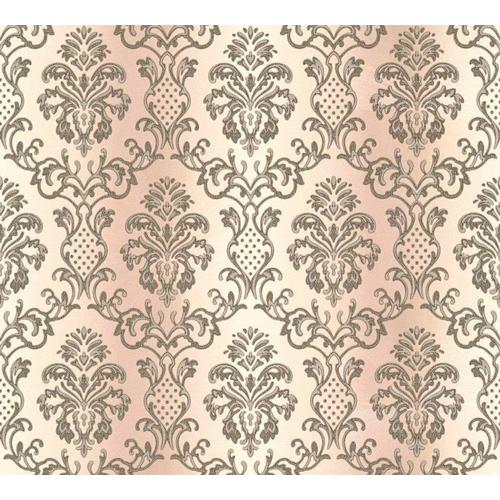 „LIVING WALLS Vliestapete „“Hermitage““ Tapeten Tapete Barock Gr. B/L: 0,53 m x 10,05 m, grau (taupe, weiß, grau) Barock-Tapeten“