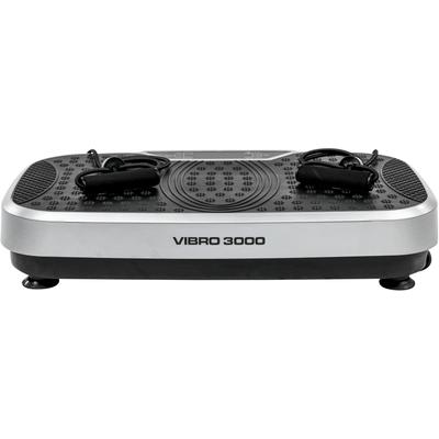 Vibrationsplatte CHRISTOPEIT SPORT "Vibro 3000", bunt (silberfarben, schwarz, rot), VibrationsplattenB:38cm H:12cm L:68cm, mit Transportrollen und ausziehbaren Griff, B:38cm H:12cm L:68cm Image