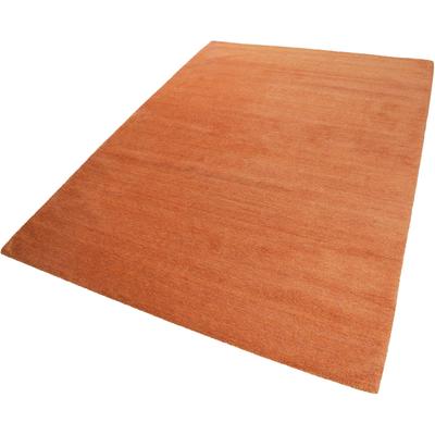 Teppich ESPRIT "Loft ESP-4223" Gr. 5, orange (orange, terra), B:200cm H:20mm L:200cm, Kunstfaser, Teppiche, Wohnzimmer, große Farbauswahl, sehr weicher Flor, dicht gewebt, robust Image