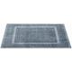 Fußmatte BARBARA BECKER "Square BB" Teppiche Gr. B/L: 67 cm x 110 cm, 10 mm, 1 St., blau Designer Fußmatten