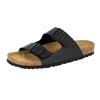 Pantolette LICO "Pantolette Bioline Man", Gr. 49, schwarz, Synthetik, Schuhe
