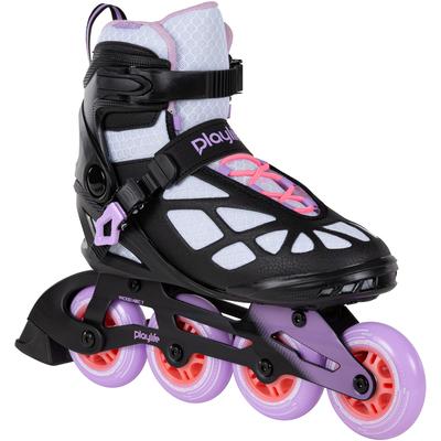 Inlineskates PLAYLIFE "Playlife Lancer" Gr. 39, lila (lavendel, schwarz, weiß), Inlineskates_Rollschuhe_Schlittschuhe, 39, Kunstfaser