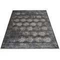 Teppich BRUNO BANANI "Mason" Teppiche Gr. B/L: 160 cm x 230 cm, 5 mm, 1 St., grau (anthrazit) Esszimmerteppiche