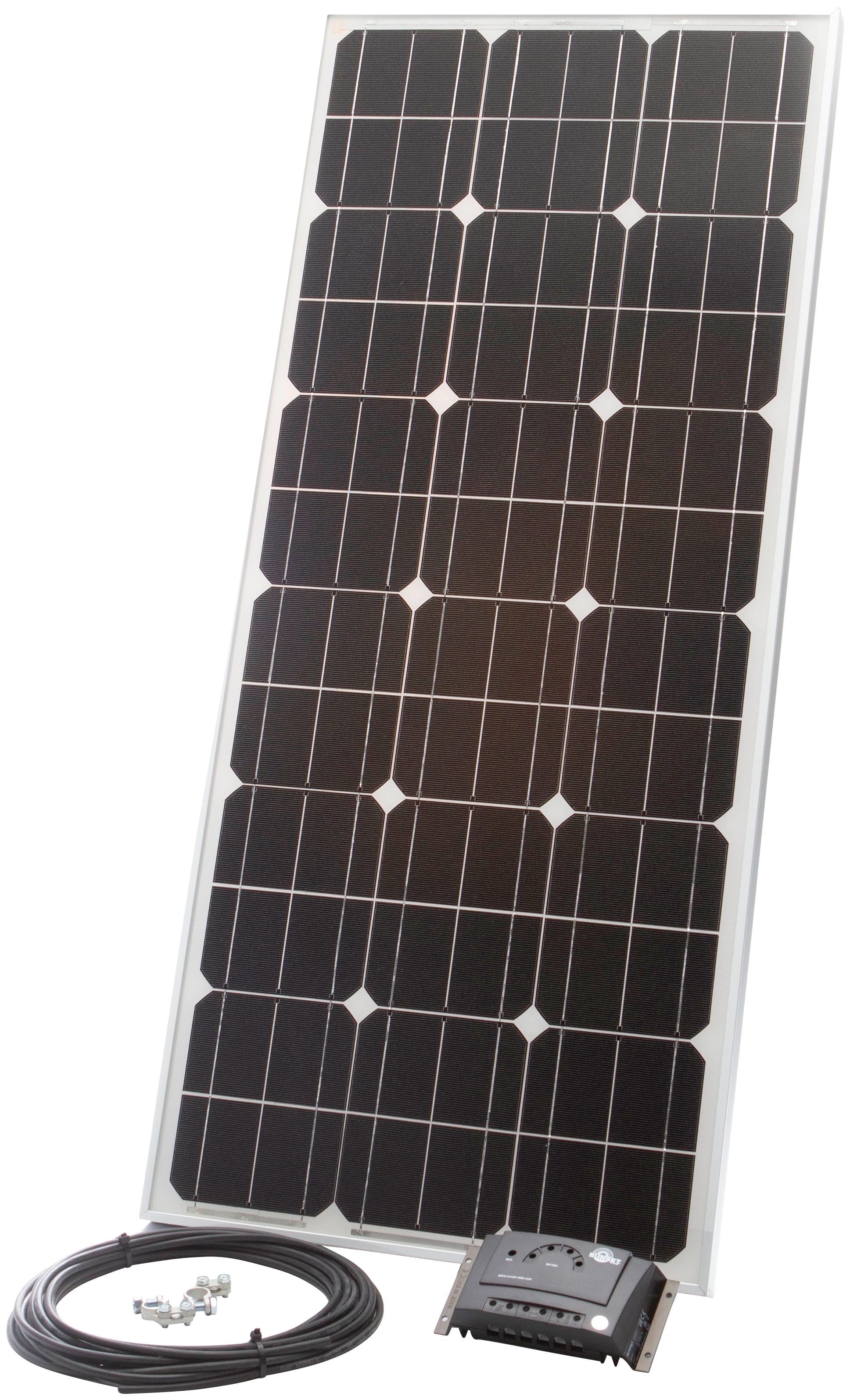 Solarmodul SUNSET "Stromset AS 75, 72 Watt, 12 V", schwarz, Solarmodule, für den Freizeitbereich Image