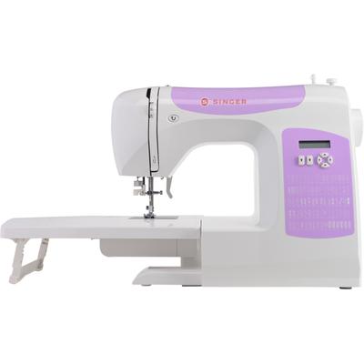 SINGER Computer-Nähmaschine "C5205 Lila", lila (weiß, helllila), B:21,1cm H:32,9cm T:42,5cm, Nähmaschinen Image