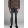 Slim-fit-Jeans JACK & JONES "JJIGLENN JJORIGINAL CB 774 NOOS", Herren, Gr. 33, Länge 34, grau (grau denim), Denim/Jeans, Obermaterial: 70% Baumwolle, 28% Polyester, 2% Elasthan, Abriebeffekte, modisch, slim fit knöchellang, Jeans