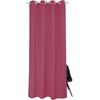 Vorhang TOM TAILOR HOME "Dove Signature" Gr. 1, rot (rot, dunkelrot, bordeaux), B:140cm H:250cm, Jacquard, Baumwolle, Polyester, Gardinen, mit aufgesticktem Markenlogo