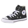 Sneaker CONVERSE "CHUCK TAYLOR ALL STAR 1V EASY-ON Hi", Gr. 30, schwarz, Textil, sportlich, Schuhe Canvassneaker Sneaker high Sneakerboots Skaterschuh, mit Klettverschluss für Kinder