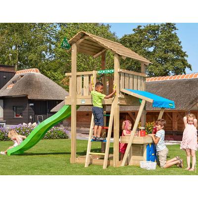 Spielturm JUNGLE GYM "Jungle Shelter Mini Market", beige (natur), Spieltürme, Kinder, BxTxH: 176x440x290 cm