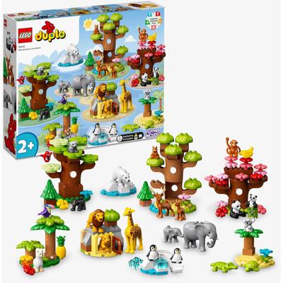 Konstruktionsspielsteine LEGO "Wilde Tiere der Welt (10975), LEGO DUPLO" Spielbausteine bunt Kinder Made in Europe