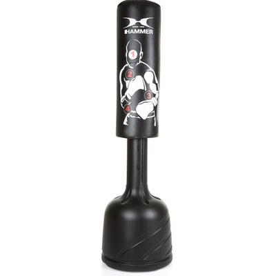 Standboxsack HAMMER "Sparring Pro", schwarz, Boxsäcke, B/H: 55cm x 179cm, mit markierten Trefferpunkten, B:55cm H:179cm