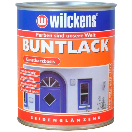 „WILCKENS FARBEN Kunstharzlack „“Buntlack seidenglänzend““ Farben Aromatenfreier Kunstharz-Lack Gr. 0,75 l 750 ml, grün Lacke“