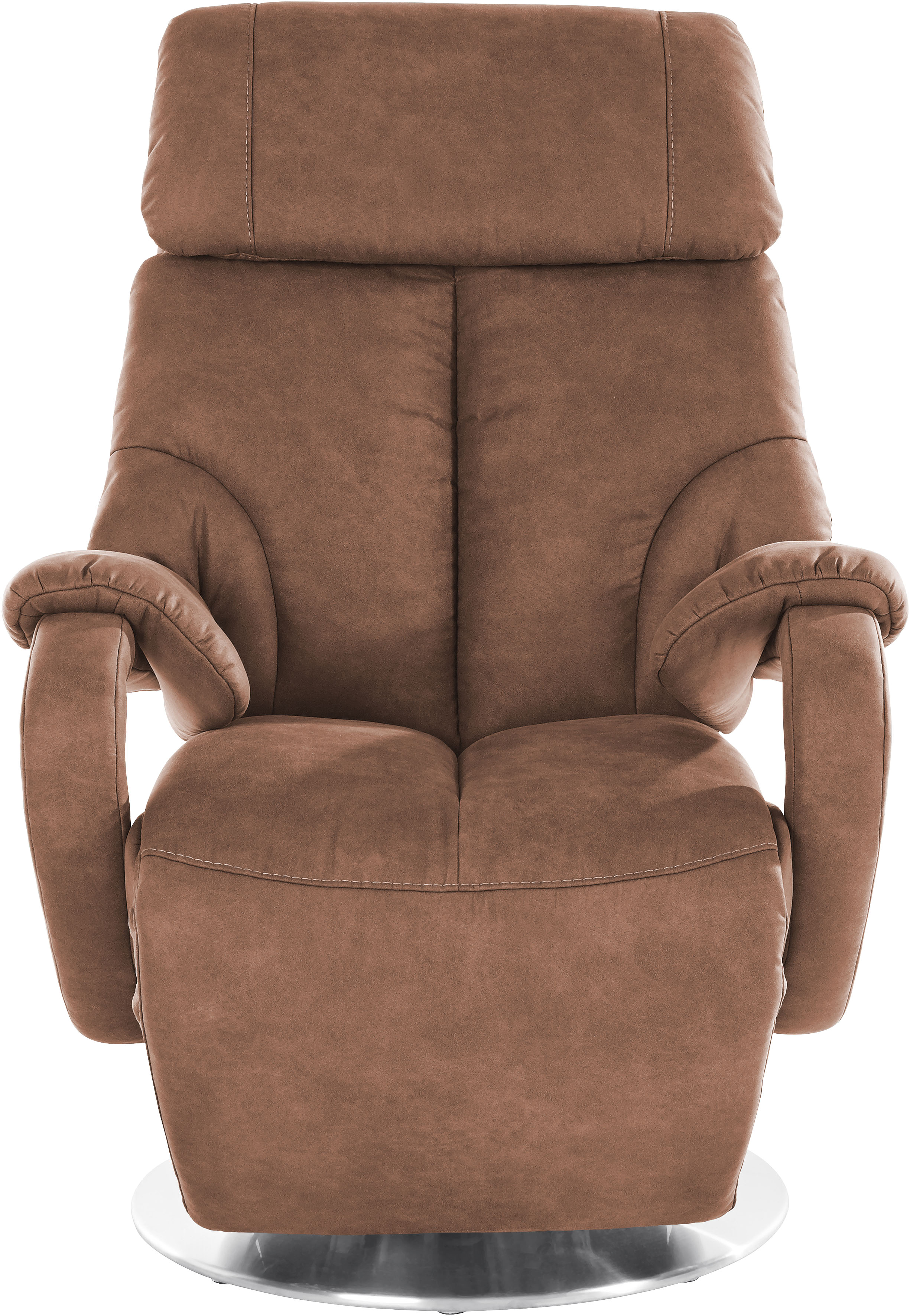 TV-Sessel SIT & MORE "Invito", braun (cognac), B:80cm H:113cm T:80cm, Luxus-Kunstleder;NaturLEDER (echtes Rindsleder);Luxus-Microfaser (100% Polyester), Sessel, Fernsehsessel, in Größe M, wahlweise mit Motor und Aufstehhilfe