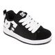 Sneaker DC SHOES "Court Graffik" Gr. 4(35), schwarz-weiß (schwarz, weiß) Kinder Schuhe