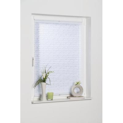 Plissee K-HOME "Capri" Gr. 26, weiß, B:105cm H:130cm, Obermaterial: 100% Polyester, Plissees, Ausbrennerstoff Image