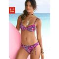 Bügel-Bikini-Top BUFFALO "Shari" Gr. 40, Cup D, lila (aubergine, bedruckt) Damen Bikini-Oberteile Ocean Blue