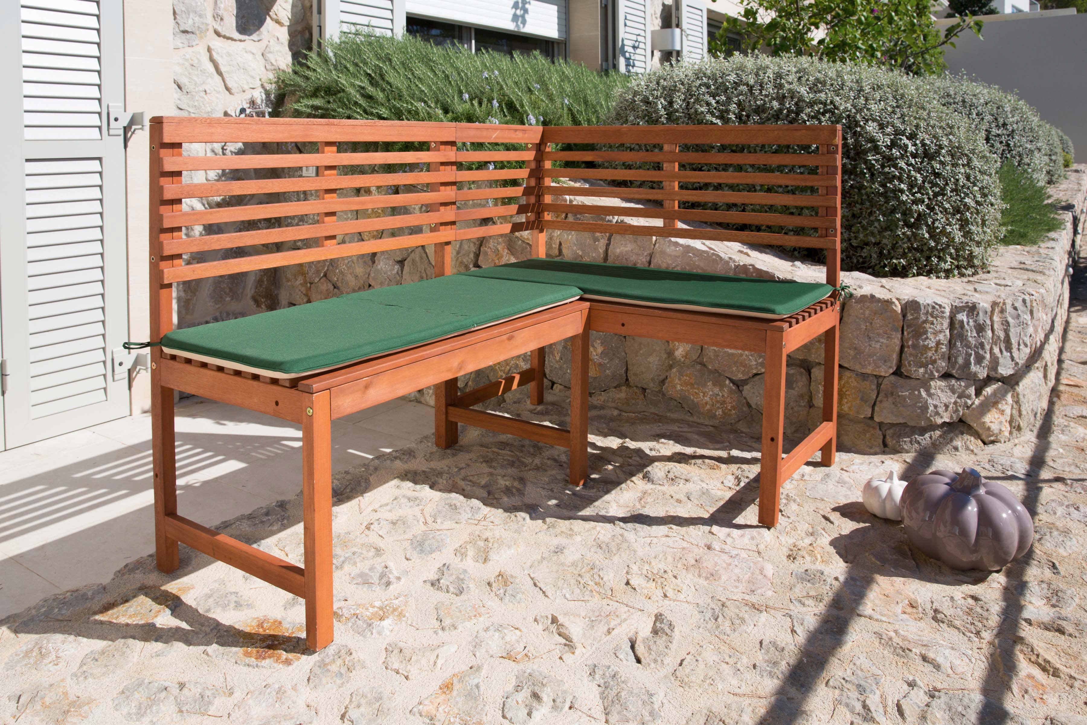 Gartenbank MERXX, braun, B:100cm H:90cm T:142cm, Holz, Sitzbänke